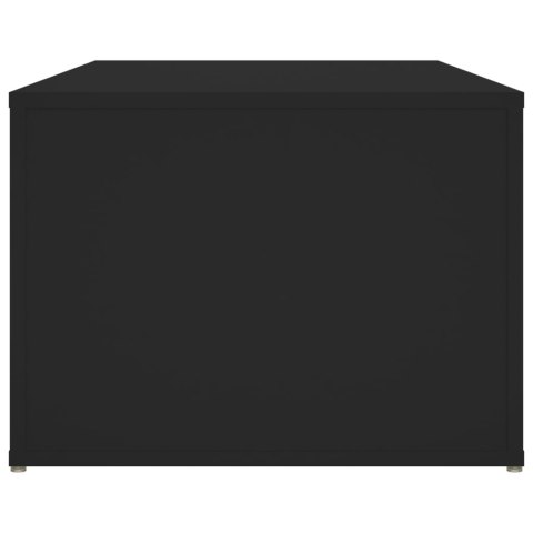 Stolik kawowy, czarny 100x50x36 cm, materiał drewnopochodny
