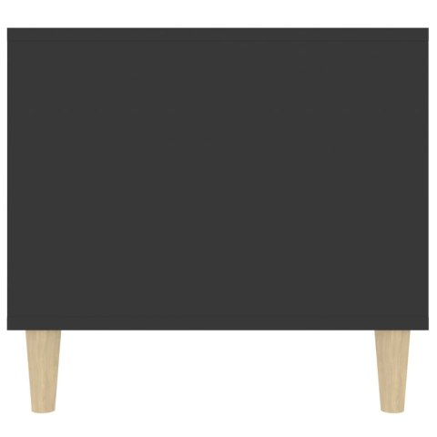 Stolik kawowy, czarny 90x49x45 cm, materiał drewnopochodny