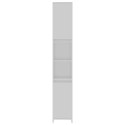 Szafka łazienkowa, biała, 30x30x183,5 cm, płyta wiórowa
