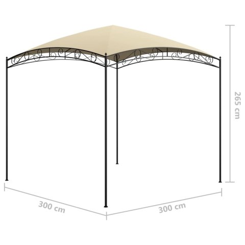 Altana, 3x3x2,65 m, kremowa, 180 g/m²