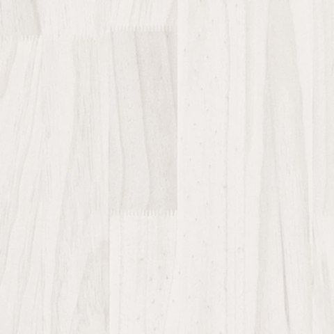 Regał na książki, biały, 60x30x210 cm, lite drewno sosnowe
