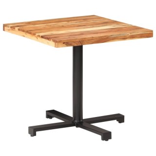 Stolik bistro, kwadratowy, 80x80x75 cm, lite drewno akacjowe