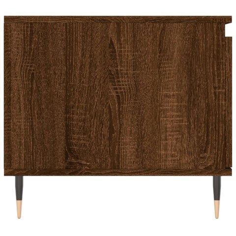 Stolik kawowy, brązowy dąb100x50x45 cm, materiał drewnopochodny