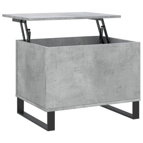 Stolik kawowy, szarość betonu, 60x44,5x45 cm