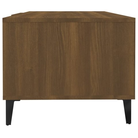 Stolik kawowy, brązowy dąb 102x50x40 cm materiał drewnopochodny