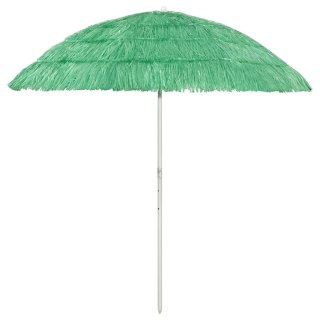 Parasol plażowy w hawajskim stylu, zielony, 240 cm