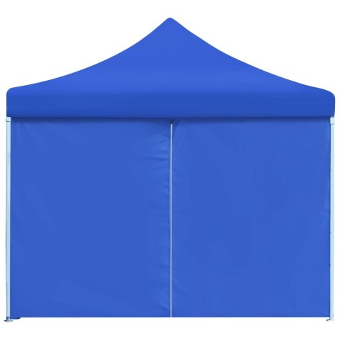 Składany namiot z 8 ścianami bocznymi, 3 x 9 m, niebieski