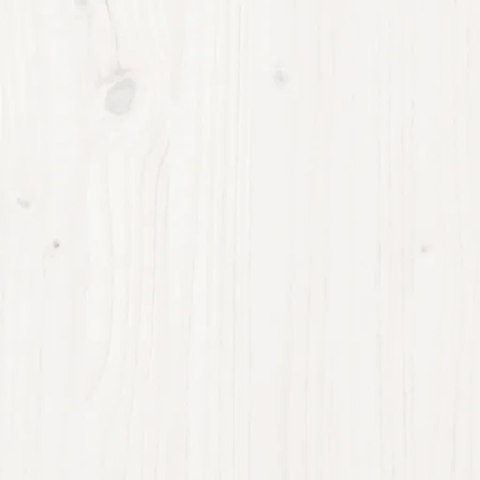 Stolik kawowy, biały, 80x81x36,5 cm, lite drewno sosnowe