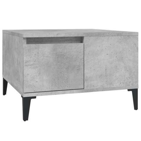 Stolik kawowy, szarość betonu, 55x55x36,5 cm