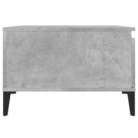 Stolik kawowy, szarość betonu, 55x55x36,5 cm