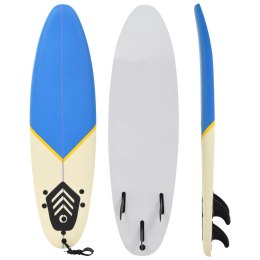 Deska surfingowa, 170 cm, niebiesko-kremowa