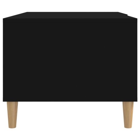Stolik kawowy, czarny, 89,5x50x40 cm, materiał drewnopochodny