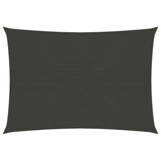 Żagiel przeciwsłoneczny, 160 g/m², antracytowy, 4x5 m, HDPE