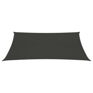 Żagiel przeciwsłoneczny, 160 g/m², antracytowy, 4x5 m, HDPE