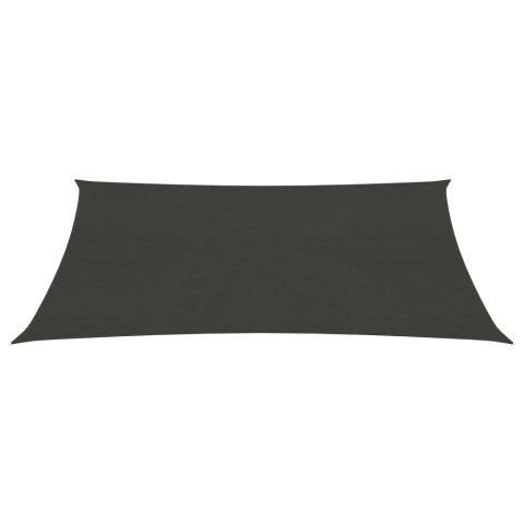 Żagiel przeciwsłoneczny, 160 g/m², antracytowy, 4x5 m, HDPE