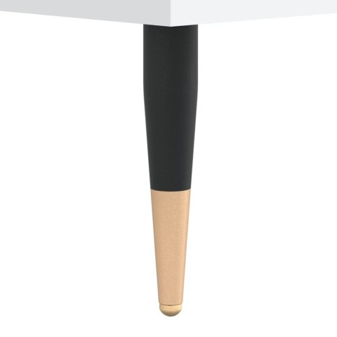 Stolik kawowy, biały, 55x55x36,5 cm, materiał drewnopochodny