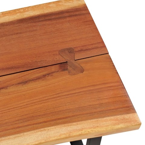 Stolik kawowy z litego drewna suar, 102 x 54 x 41 cm