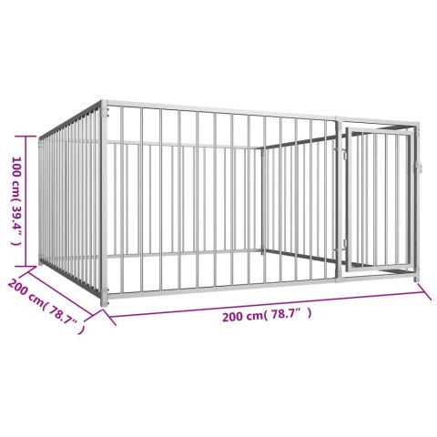 Kojec dla psa, 200 x 200 x 100 cm