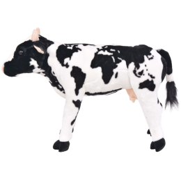 Pluszowa krowa, stojąca, czarno-biała, XXL