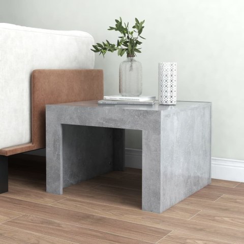 Stolik kawowy, betonowy, 50x50x35 cm, materiał drewnopochodny