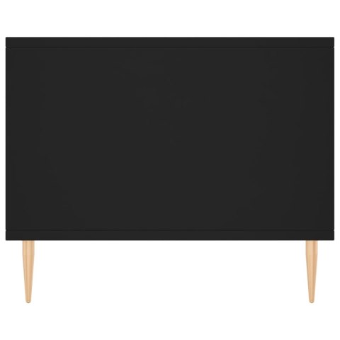 Stolik kawowy, czarny, 90x50x40 cm, materiał drewnopochodny