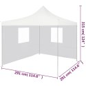 Profesjonalny, składany namiot imprezowy, 2 ściany, 3x3 m, stal