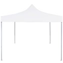 Profesjonalny, składany namiot imprezowy, 3x3 m, stal, biały