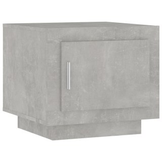 Stolik kawowy, betonowy, 51x50x45 cm, materiał drewnopochodny