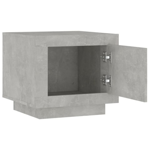 Stolik kawowy, betonowy, 51x50x45 cm, materiał drewnopochodny