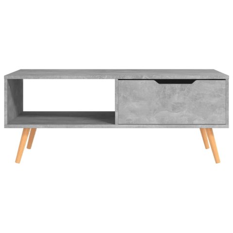Stolik kawowy, betonowy szary, 100x49,5x43 cm, płyta wiórowa