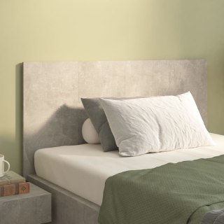 Wezgłowie łóżka, szarość betonu, 120x1,5x80 cm
