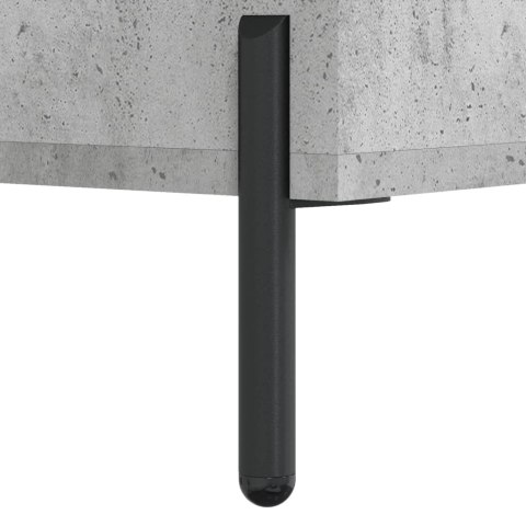 Stolik kawowy, szarość betonu, 90x50x40 cm