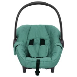 Fotelik niemowlęcy do samochodu, zielony, 42x65x57 cm