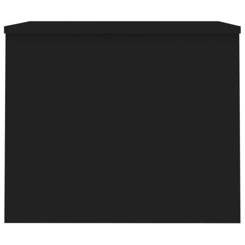Stolik kawowy, czarny, 80x50,5x41,5 cm, materiał drewnopochodny