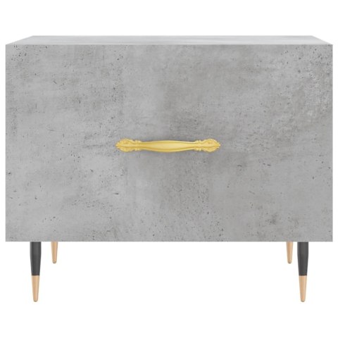 Stolik kawowy, szarość betonu, 50x50x40 cm