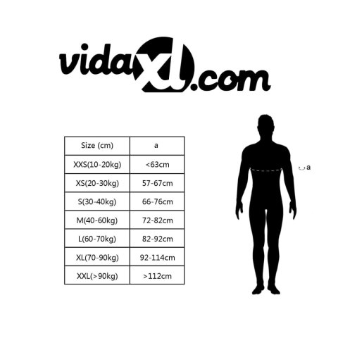 Kamizelka asekuracyjna dla dziecka, 100 N, 20-30 kg