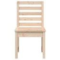 Krzesła ogrodowe, 2 szt., 40,5x48x91,5 cm, lite drewno sosnowe