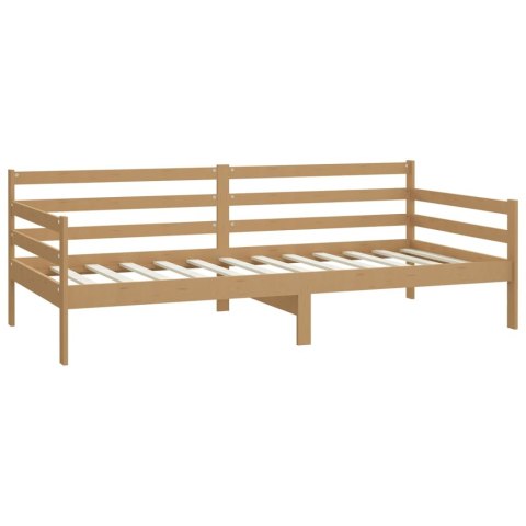 Łóżko dzienne, miodowy brąz, lite drewno sosnowe, 90 x 200 cm