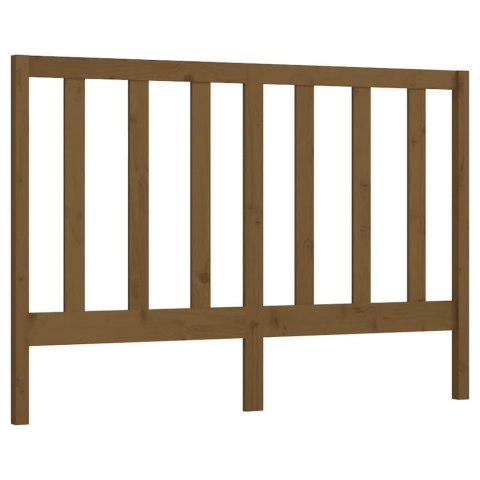 Wezgłowie łóżka, miodowy brąz, 166x4x100 cm, drewno sosnowe