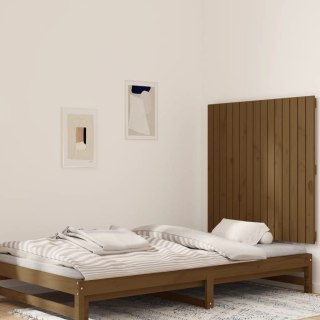 Wezgłowie łóżka, miodowy brąz, 95,5x3x90 cm, drewno sosnowe