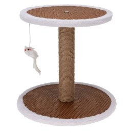 Pets Collection Drapak dla kota na słupku, z myszką, 35x35x33 cm