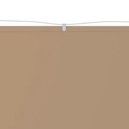 Markiza pionowa, kolor taupe, 200x420 cm, tkanina Oxford