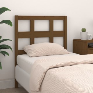 Wezgłowie łóżka, miodowy brąz, 105,5x4x100 cm, drewno sosnowe