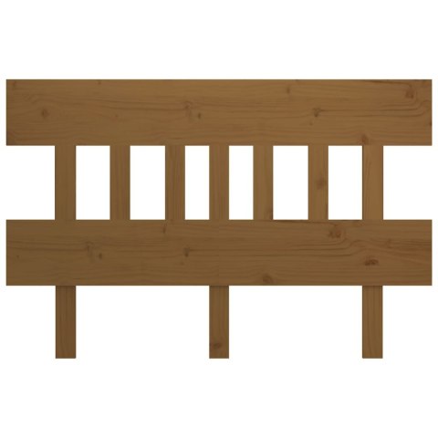 Wezgłowie łóżka, miodowy brąz, 138,5x3x81 cm, drewno sosnowe