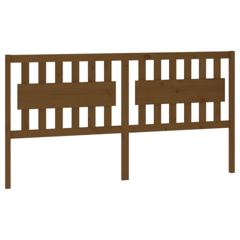 Wezgłowie łóżka, miodowy brąz, 185,5x4x100 cm, drewno sosnowe