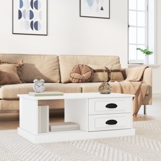 Stolik kawowy, biały, 90x50x35, materiał drewnopochodny