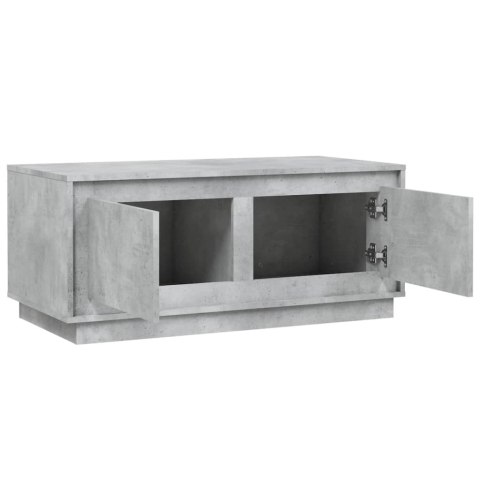 Stolik kawowy, szarość betonu, 102x50x44 cm