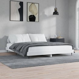 Rama łóżka, biała, 120x200 cm, materiał drewnopochodny