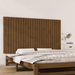 Wezgłowie łóżka, miodowy brąz, 159,5x3x90 cm, drewno sosnowe