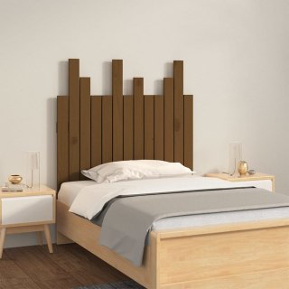 Wezgłowie łóżka, miodowy brąz, 82,5x3x80 cm, drewno sosnowe